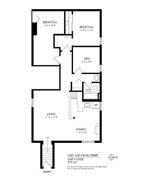 2 Bedroom 1230 Pearl Apartments in Denver, CO